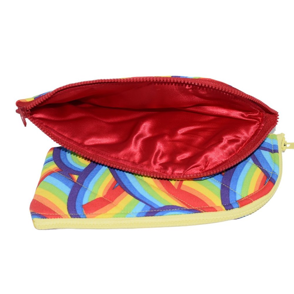 Rainbow Satin Lined Sunglasses Case
